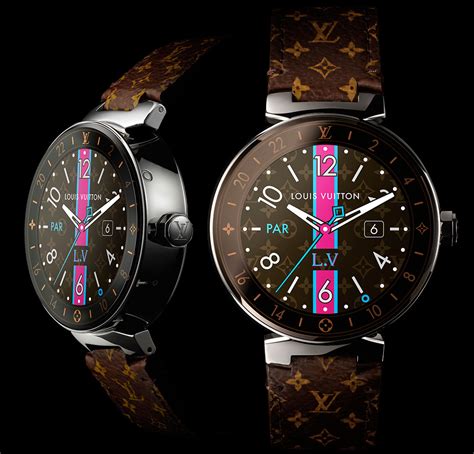 montre louis vuitton homme tambour|louis vuitton tambour horizon smartwatch.